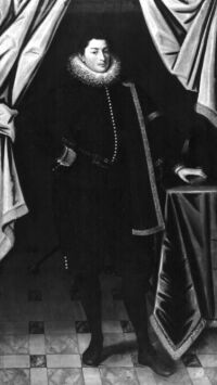 Albrecht VI, Herzog in Bayern, Graf von Haag, Stifter des Löwenbrunnens in Haag