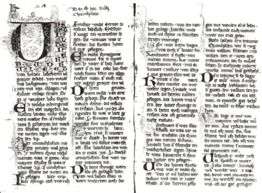 Das Nibelungenlied auf Schloß Prunn, Liederhandschrift des 13. Jahrhunderts