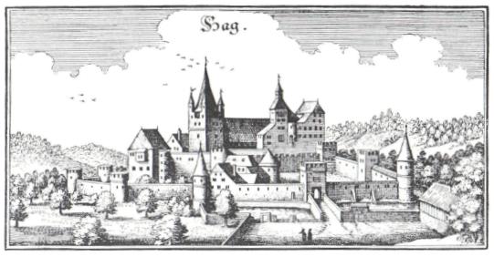 Stich der Haager Burg